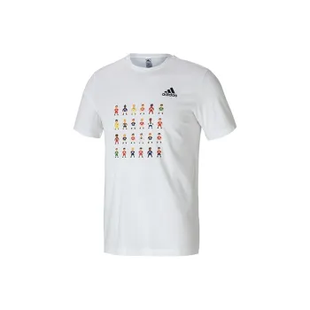 Adidas T Shirts Men White
