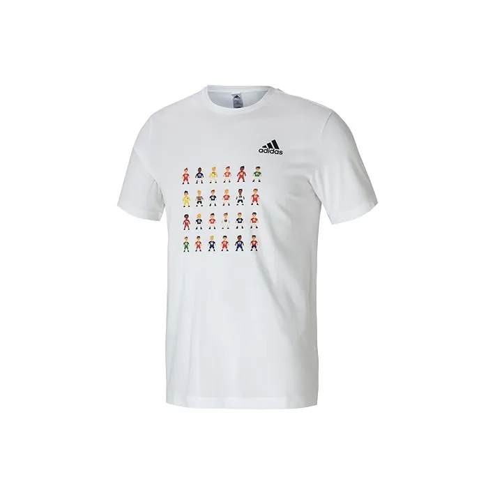 Adidas T Shirts Men White-0