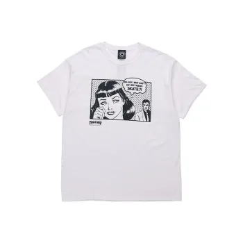 Thrasher T Shirt US Version Unisex White