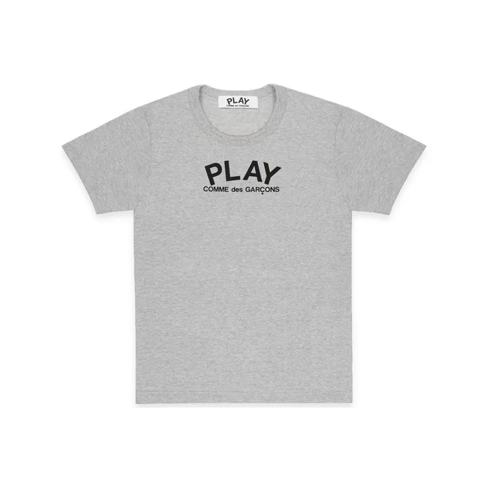 Comme Des Garcons Play Small Text T shirt-0