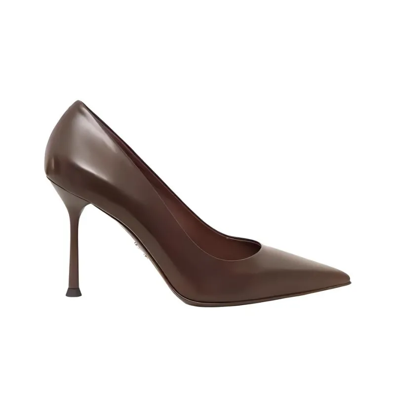 Sergio Levantesi Slim Heel High Heels Women's Brown-1