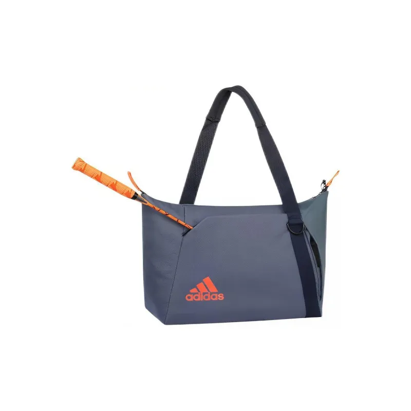 Adidas Polyester Ball Racket Bag, Handbag, Single Shoulder Tote Bag Regular Unisex Black White-7