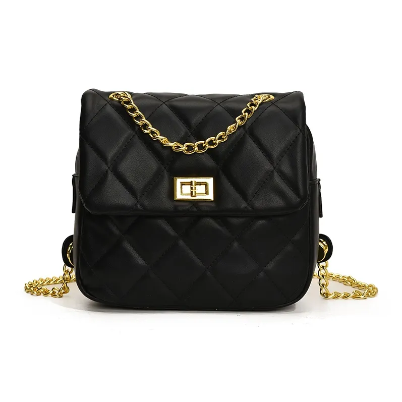 Yalu PU Shoulder Bag Backpack Regular Women's Black/Pink/Green/White-1