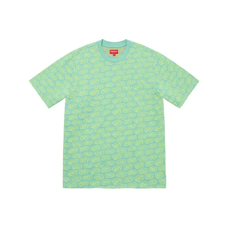 Supreme Word Bubble Jacquard S/S Top-2
