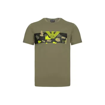 EMPORIO ARMANI T Shirts Men Army Green