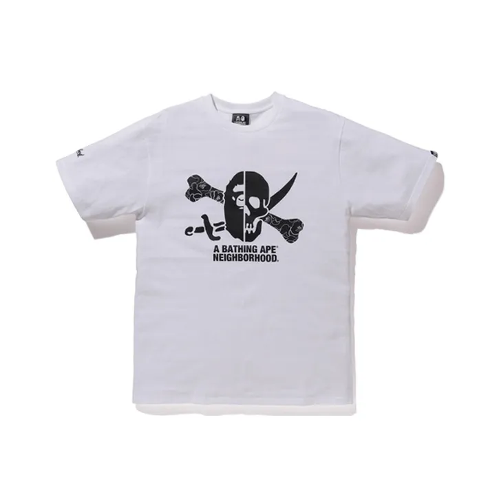 Bape X Neighborhood Ape & Skull Tee-0