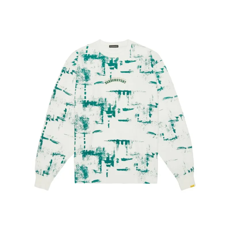 Randomevent T-Shirts Unisex White Green-0