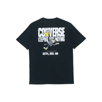 Converse Set in Sleeve T Shirt Men's Black