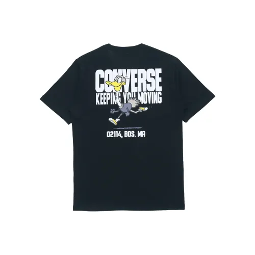 Converse Set in Sleeve T Shirt Men's Black