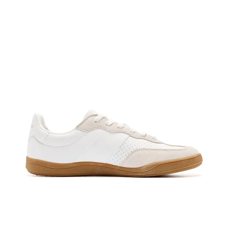 QIAODAN Abrasion Resistant Slip Resistant Low Top Skateboard Shoes Men's Jordan White Light Gray-1