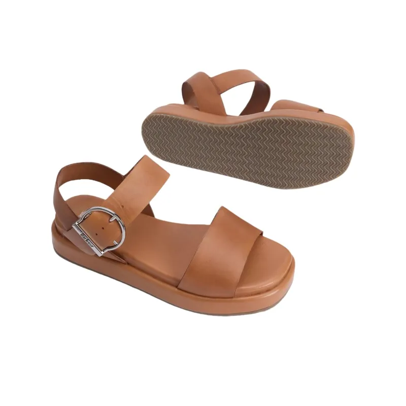 BARBOUR Erin Strap Sandals Women's Brown-4