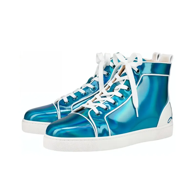 CL LUBOTING Stylish Skateboarding Shoes Men's Blue-2