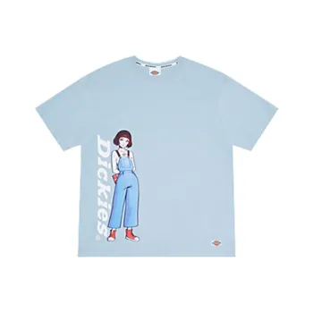 Dickies Ilya Kuvshinov Collab SS21 Straight T Shirt Unisex Sky Blue