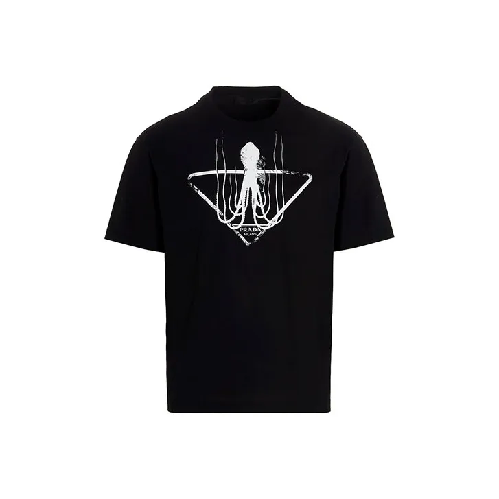 PRADA Octopus Print T shirt-0