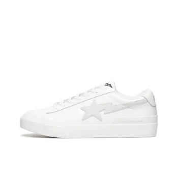 Stadium Goods x A BATHING APE MAD STA Anti-Slip Wear-Resistant Low-Top Skateboard Shoes Men's White