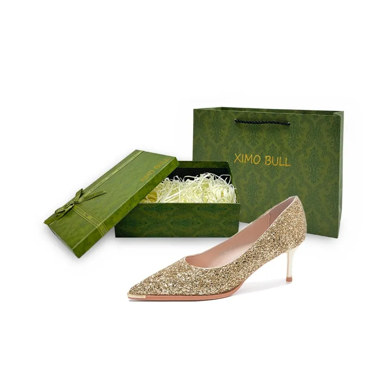 XIMO BULL High Heels Women's Gold-36