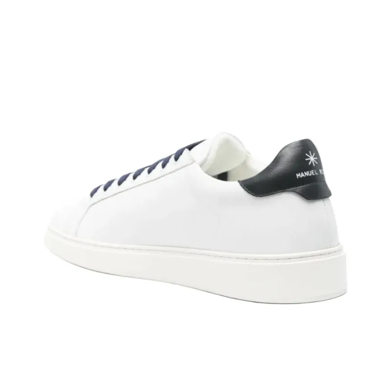 MANUEL RITZ Low Top Skateboard Shoes Men's White-3