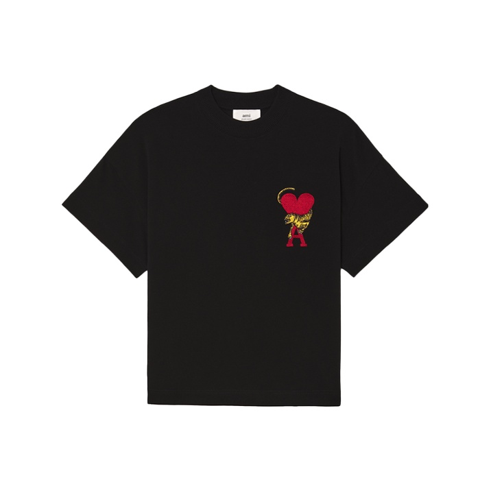Tiger X AMIPARIS T-Shirts Unisex Black - POIZON