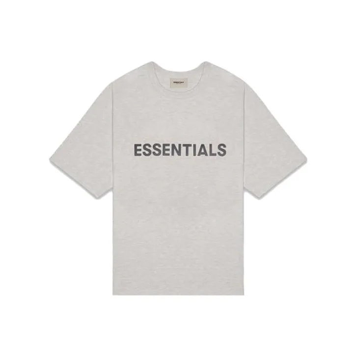 Fear Of God Essentials 3D Silicon Applique Boxy T Shirt-0