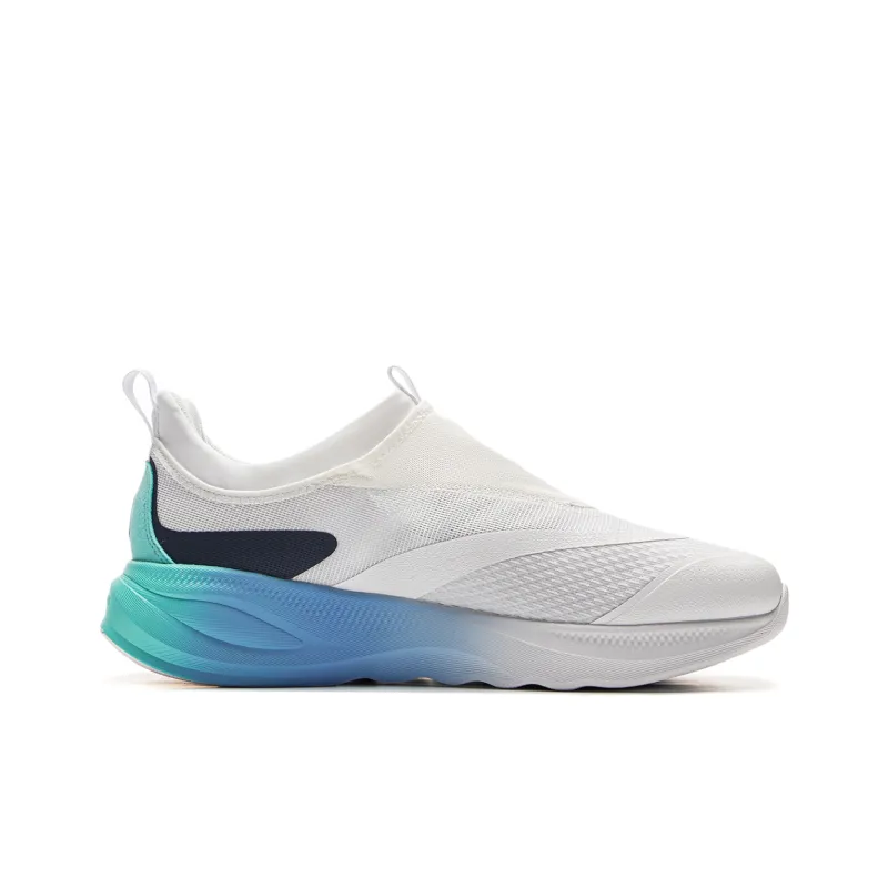 LiNing SOFT GO 2 Non slip Lightweight Low Top Casual Shoes Men's White-1