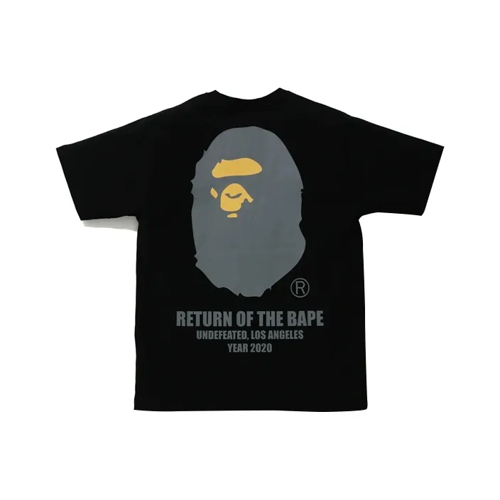 Bape X Undefeated Ape Head Tee-0