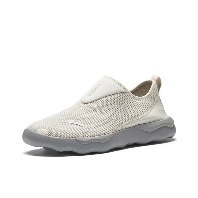 Anta Abrasion Resistant Slip Resistant Low Top Training Shoes Men's Gray-1