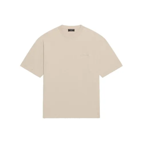 Balenciaga T Shirts Men Beige