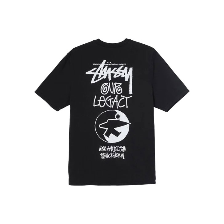『Stussy』Surfwalk T-Shirt★Oversize★Unisex★Navy★ Stussy X Our Legacy Surfman Tee - POIZON