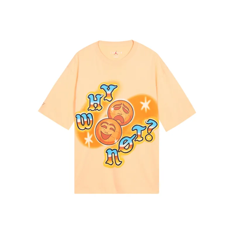 Jordan 'why Not' T Shirts Men Orange-0