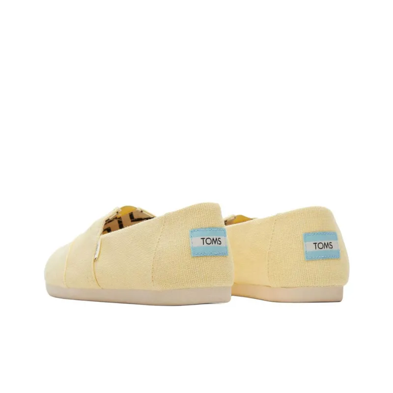 Toms Alpargata Casual Single Shoes Women's Yellow-5