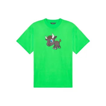 Balenciaga T-Shirts Unisex Green