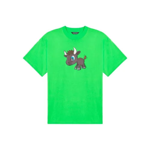 Balenciaga T-Shirts Unisex Green