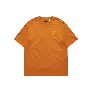 FILA FUSION T Shirt Unisex Charming Orange