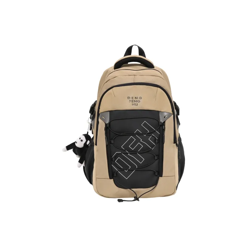 Alcohol Dragon Nylon Backpack Regular Unisex Multicolor-6