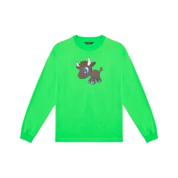 Balenciaga T-Shirts Unisex Neon Green