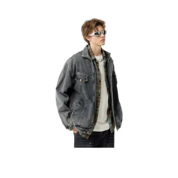 NEVER RULE Denim Jackets Unisex