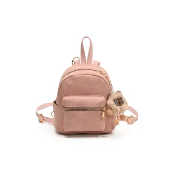 HCXK PU Backpack Women's Gray/Black/Pink/Brown/Coffee