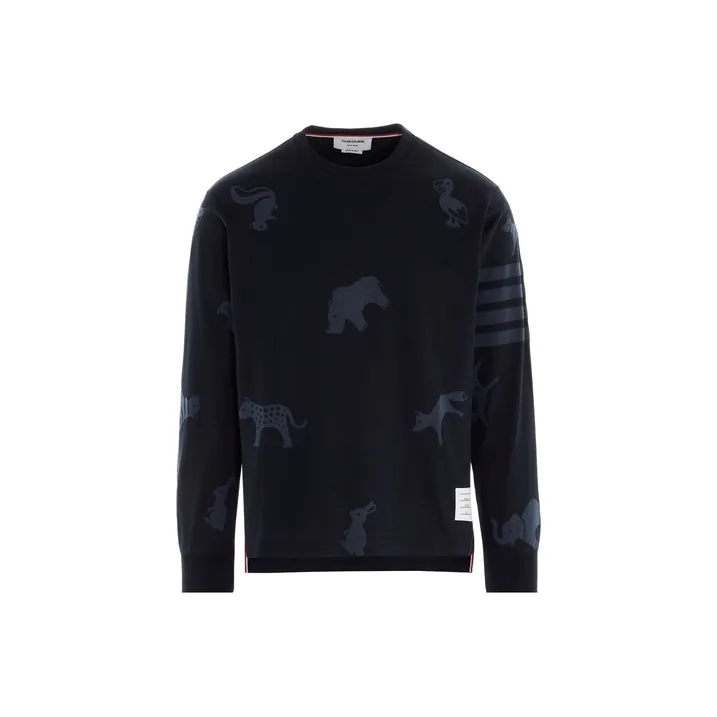 THOM BROWNE T Shirts Men Navy-0