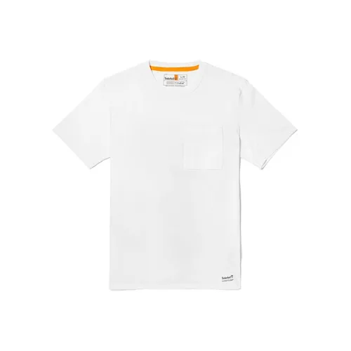 Timberland Set in Sleeve T Shirt Men's White