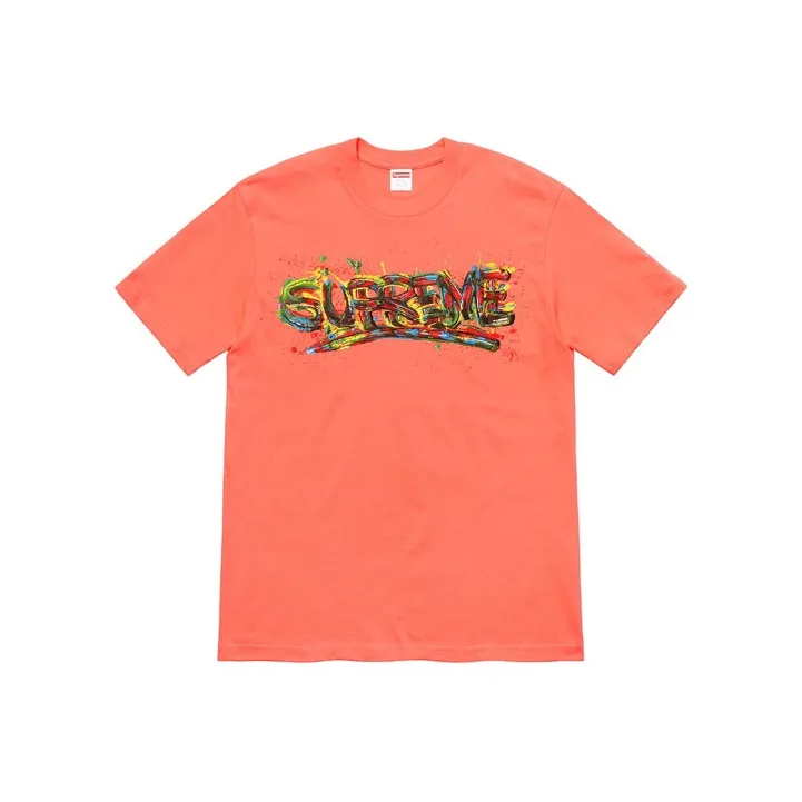 Supreme Paint Logo Tee-0