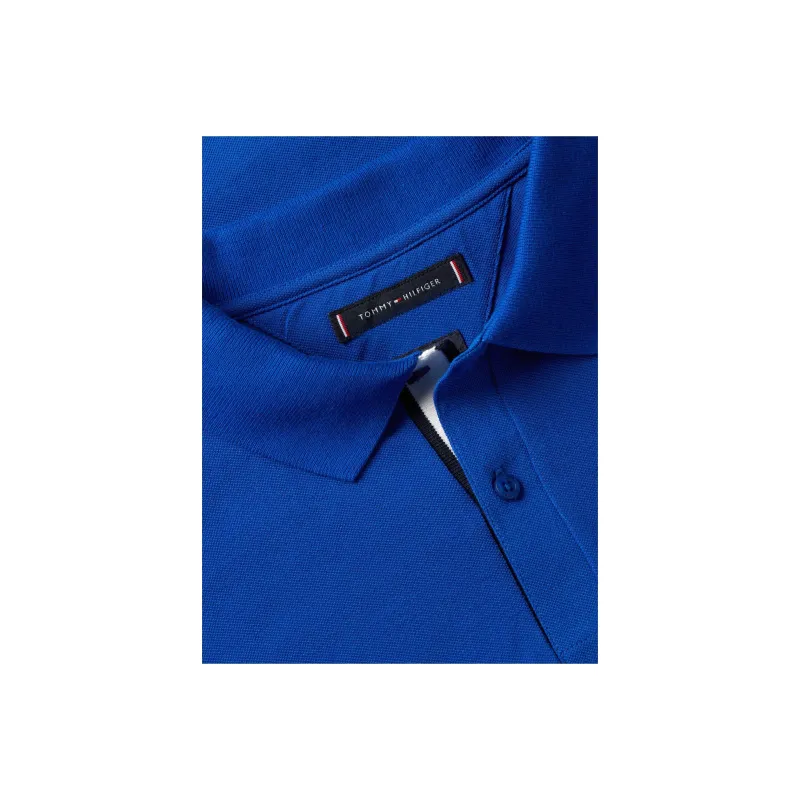Tommy Hilfiger Logo Flag Short Sleeves Polo T Shirt Polo Shirt Men's Blue-2
