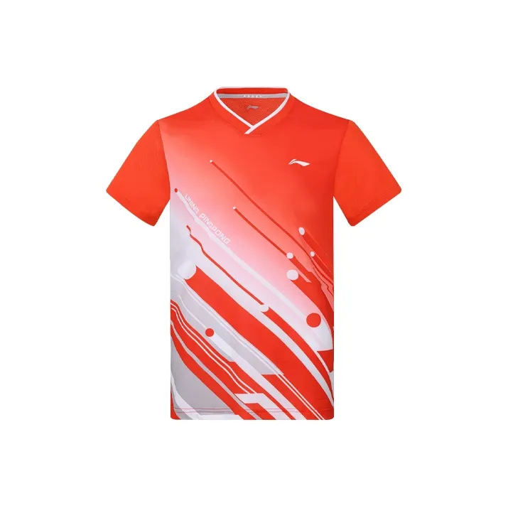LINING Table Tennis Clothing Men Spicy Orange-0
