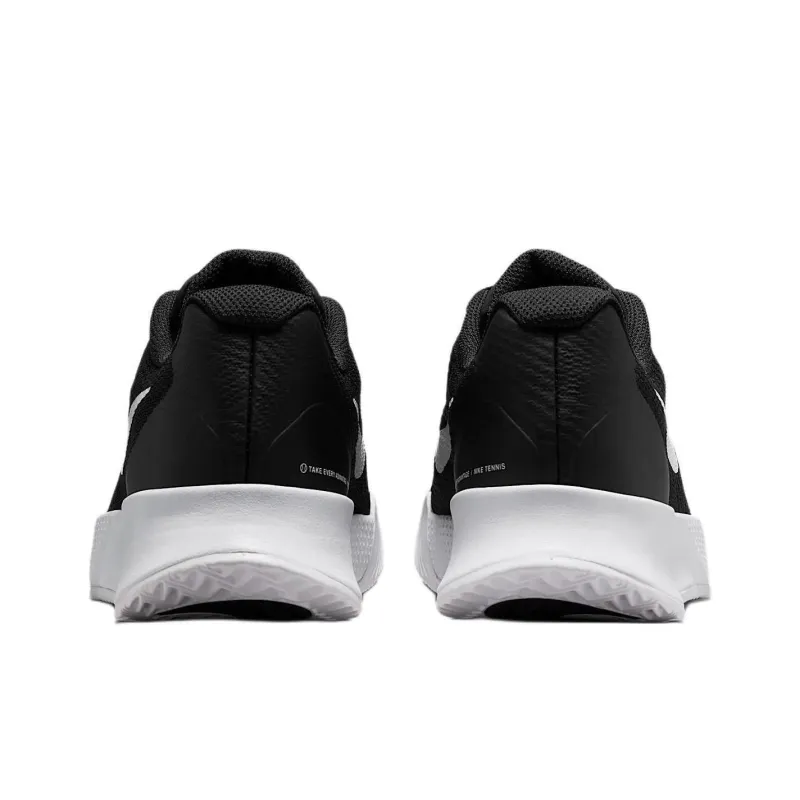 Nike Vapor Lite 3 Breathable Low Top Tennis Shoes Women's Black White-4
