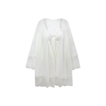 Sleeping Beauty Pajama Set Women's White