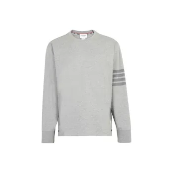 THOM BROWNE 4 Bar Stripe Crewneck Sweatshirt