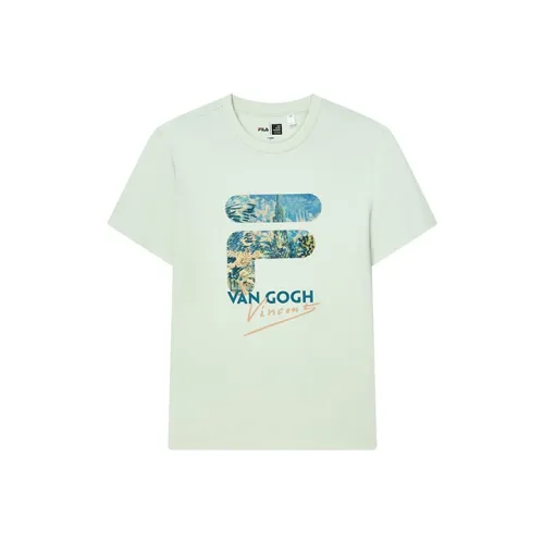 FILA x FANGAOLIANMINGXILIE T Shirt Men's Growth Green