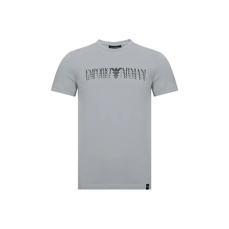 EMPORIO ARMANI T Shirts Men Gray-0