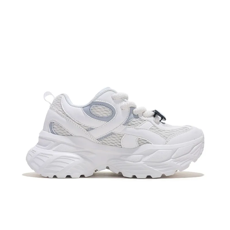 SHINCHAN x Jifffly Abrasion Resistant Breathable Height Increasing Low Top Chunky Sneakers Women's-2