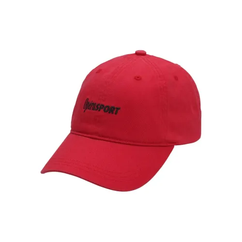 Opera Sport Organic Cotton Baseball Caps Unisex Red
