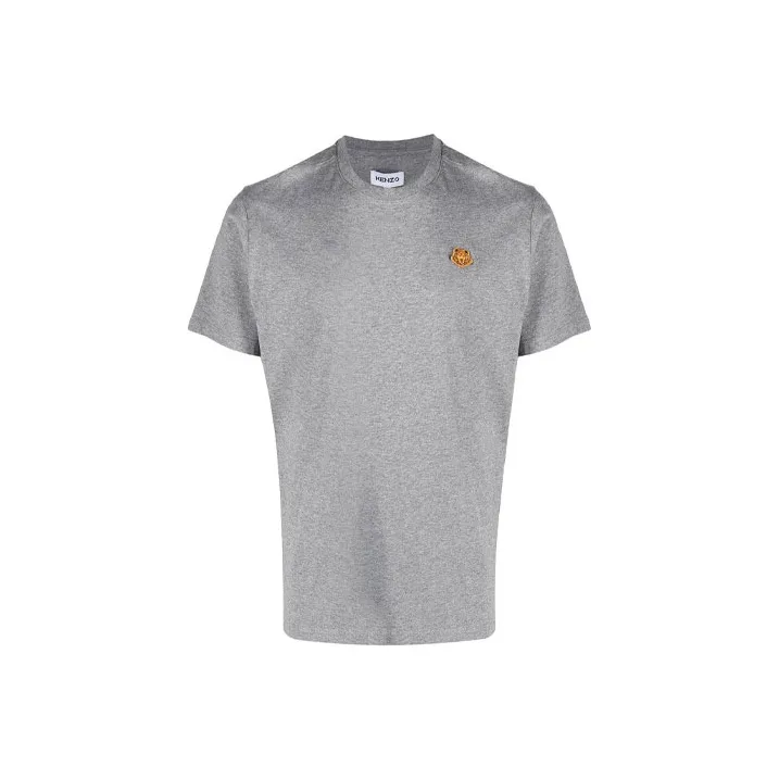 KENZO Classic Tiger Head T Shirts Men Dove Gray-0
